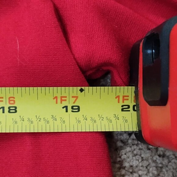 Land's End - 3/4 Flutter sleeve top - Red, size M, 10-12 - Picture 9 of 13